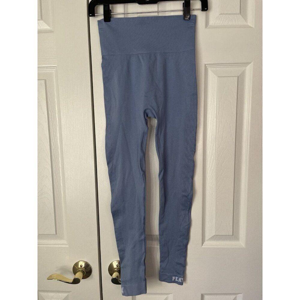 PacSun X Playboy Blue Seamless Sporty Workout Leggings Women Small